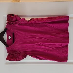 Jcrew ruffle sleeve top